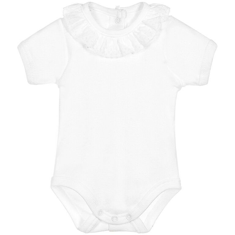 BODY CUELLO BATISTA BLANCO / GRIS
