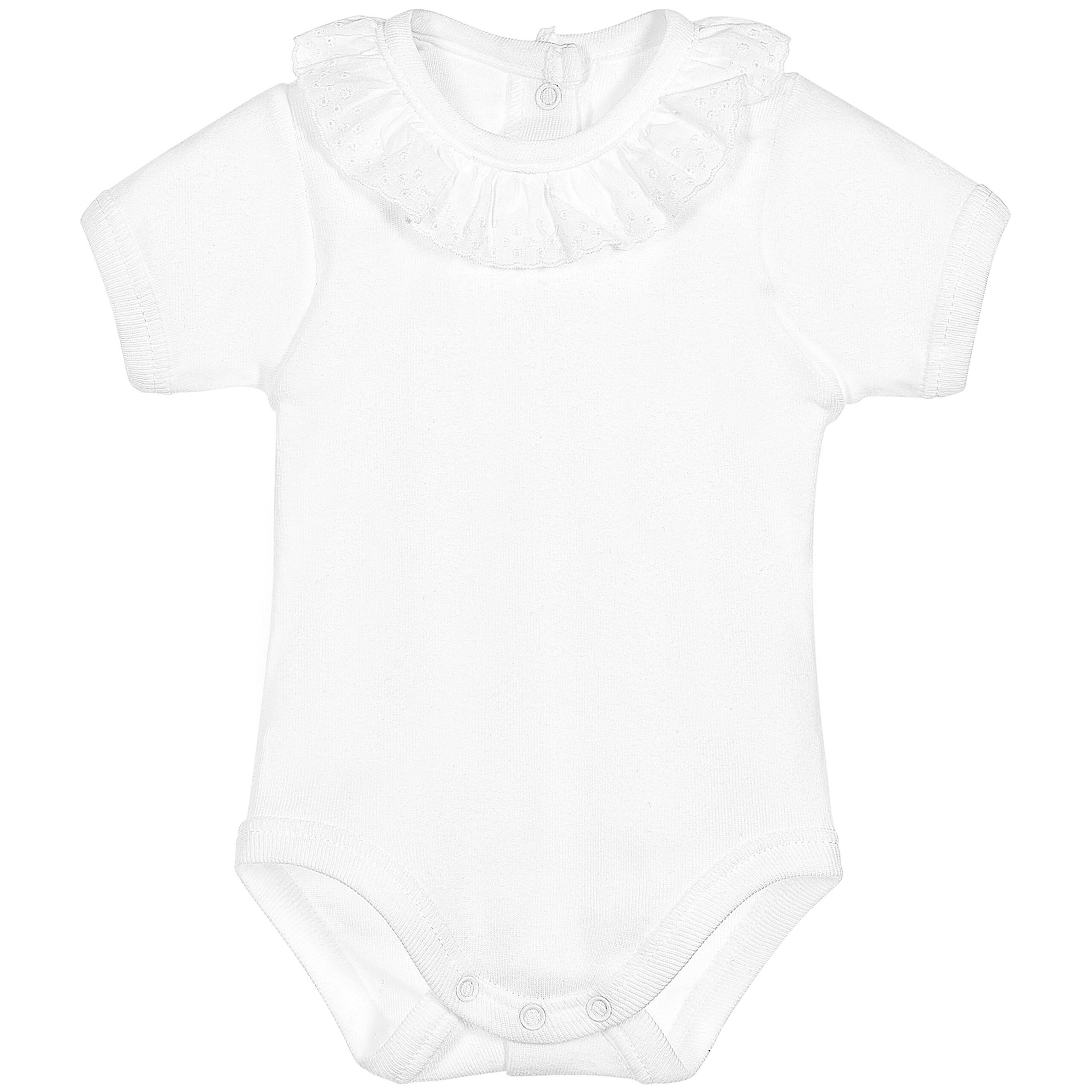 BODY CUELLO BATISTA BLANCO / GRIS