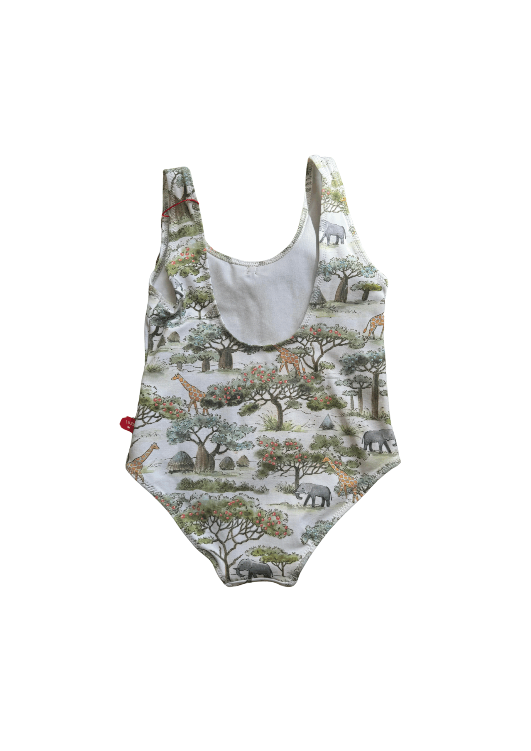 VESTIDO DE BAÑO UPEF50 BABY SABANA CON LAZO DE RAFIA
