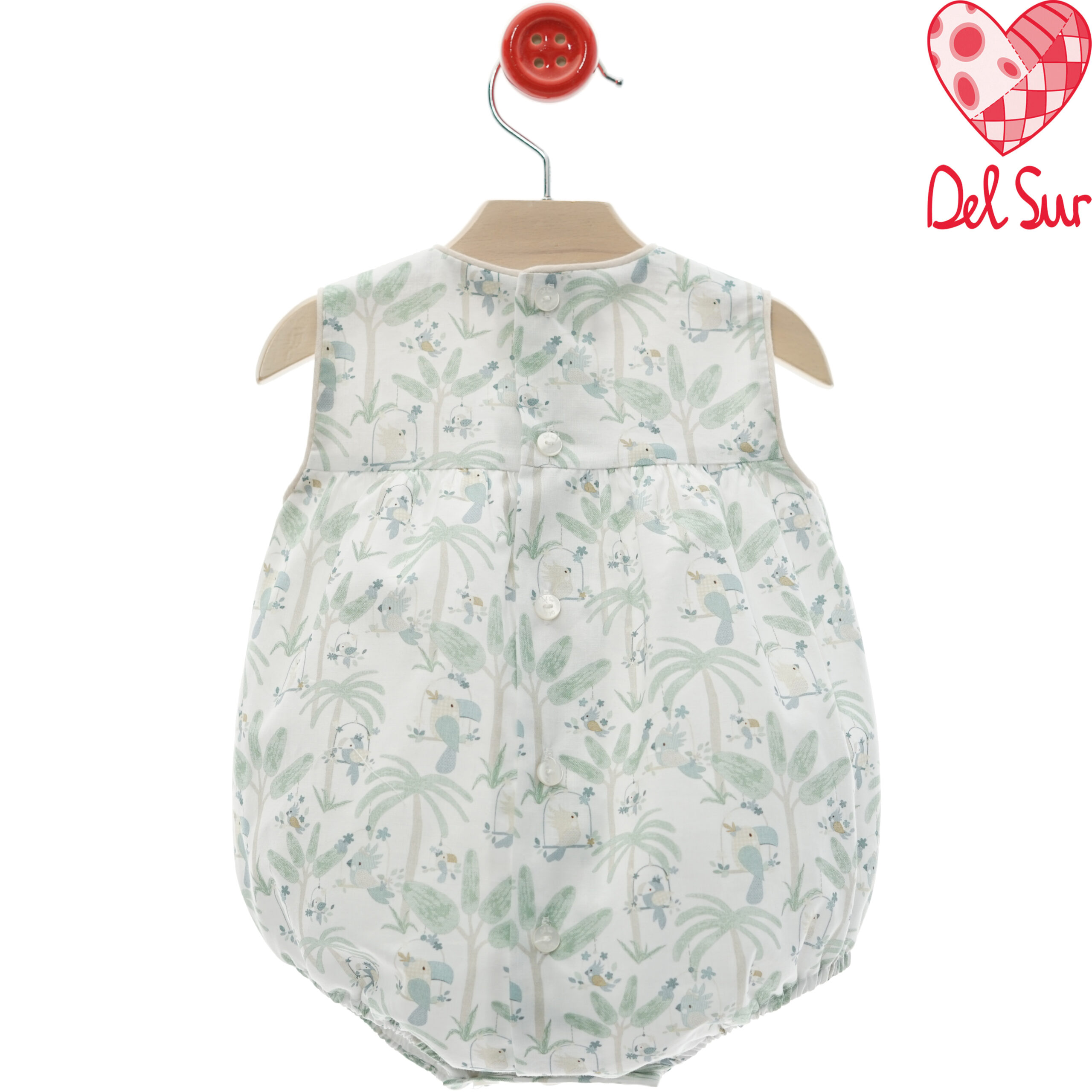 BOMBACHO BEBE ART.0932 "Familia BALI" VERDE EMPOLVADO