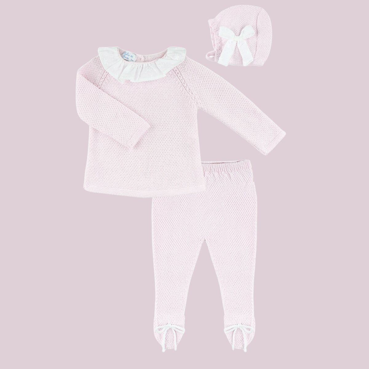 CONJUNTO PLUMETI MINERVA CON CAPOTA ROSA