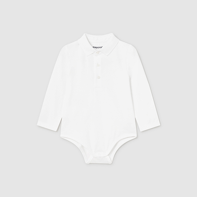BODY TIPO POLO BLANCO