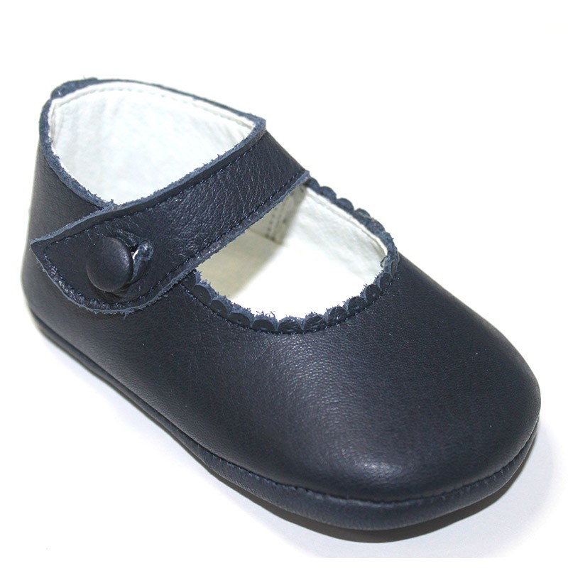 ZAPATOS MERCEDITA PIEL AZUL MARINO