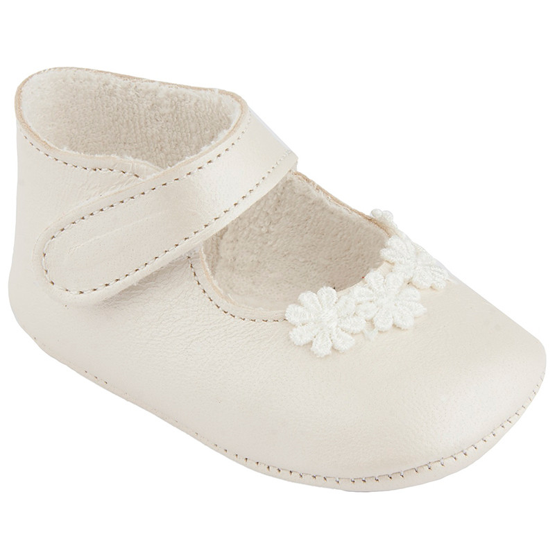 MERCEDITA NÁCAR FLORES GUIPUR BEIGE