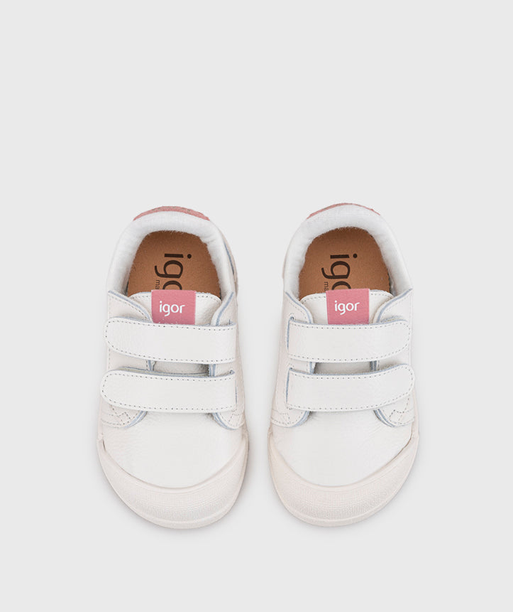 TENIS PIEL ROSA
