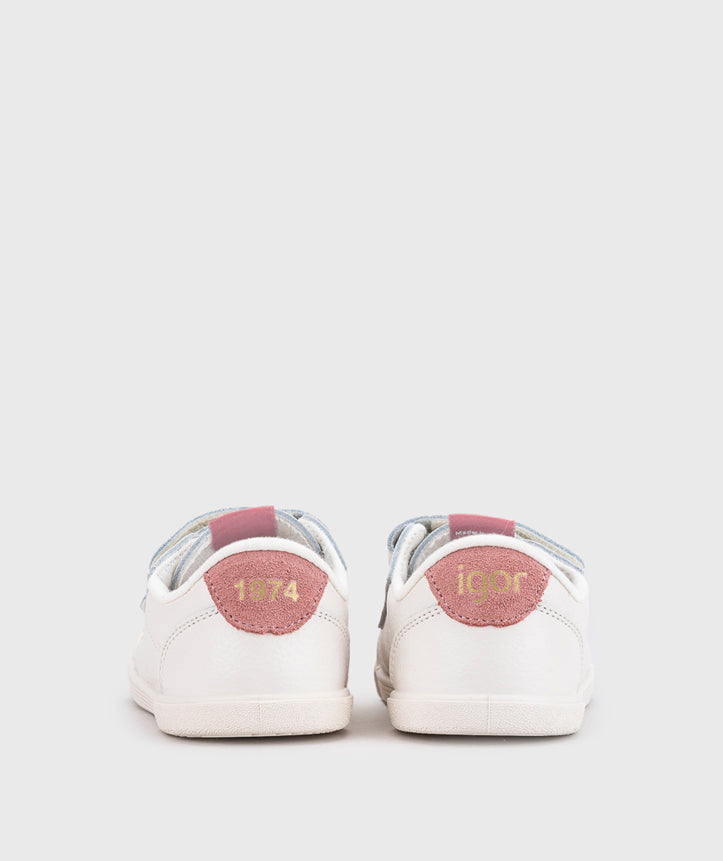TENIS PIEL ROSA