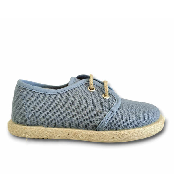 Blucher con cordón de yute natural INDIGO