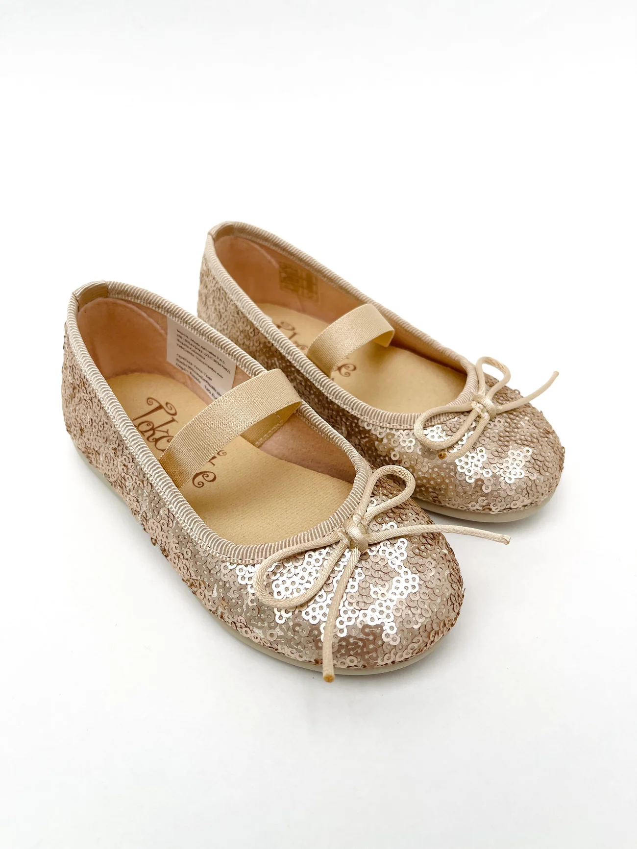 MERCEDITA LENTEJUELAS Y LAZO ORO