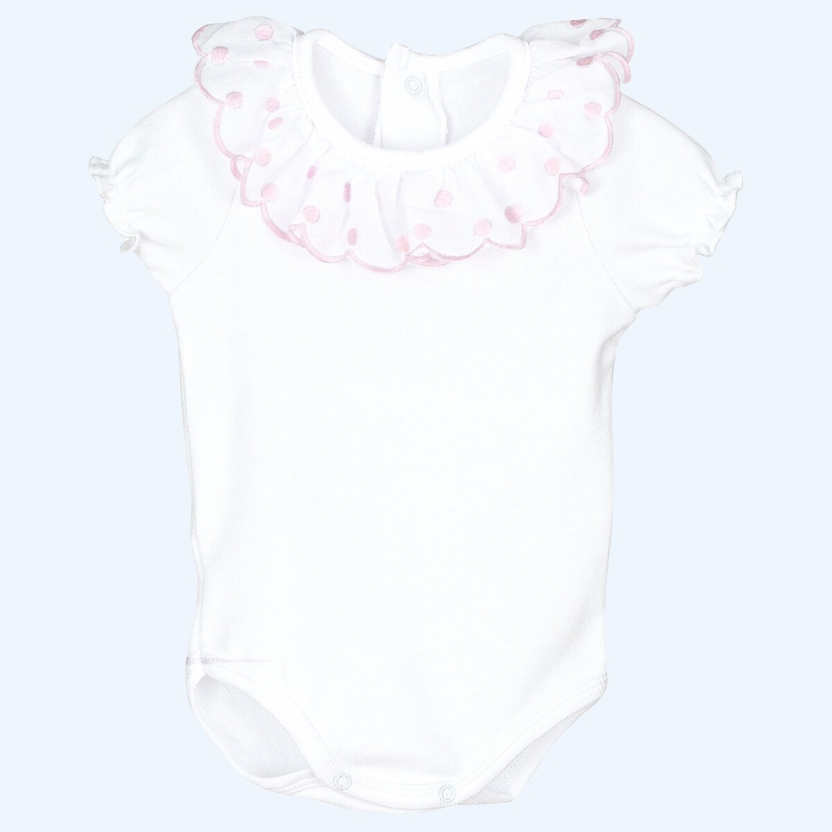 BODY PUNBIG MANGA CORTA BLANCO / ROSA