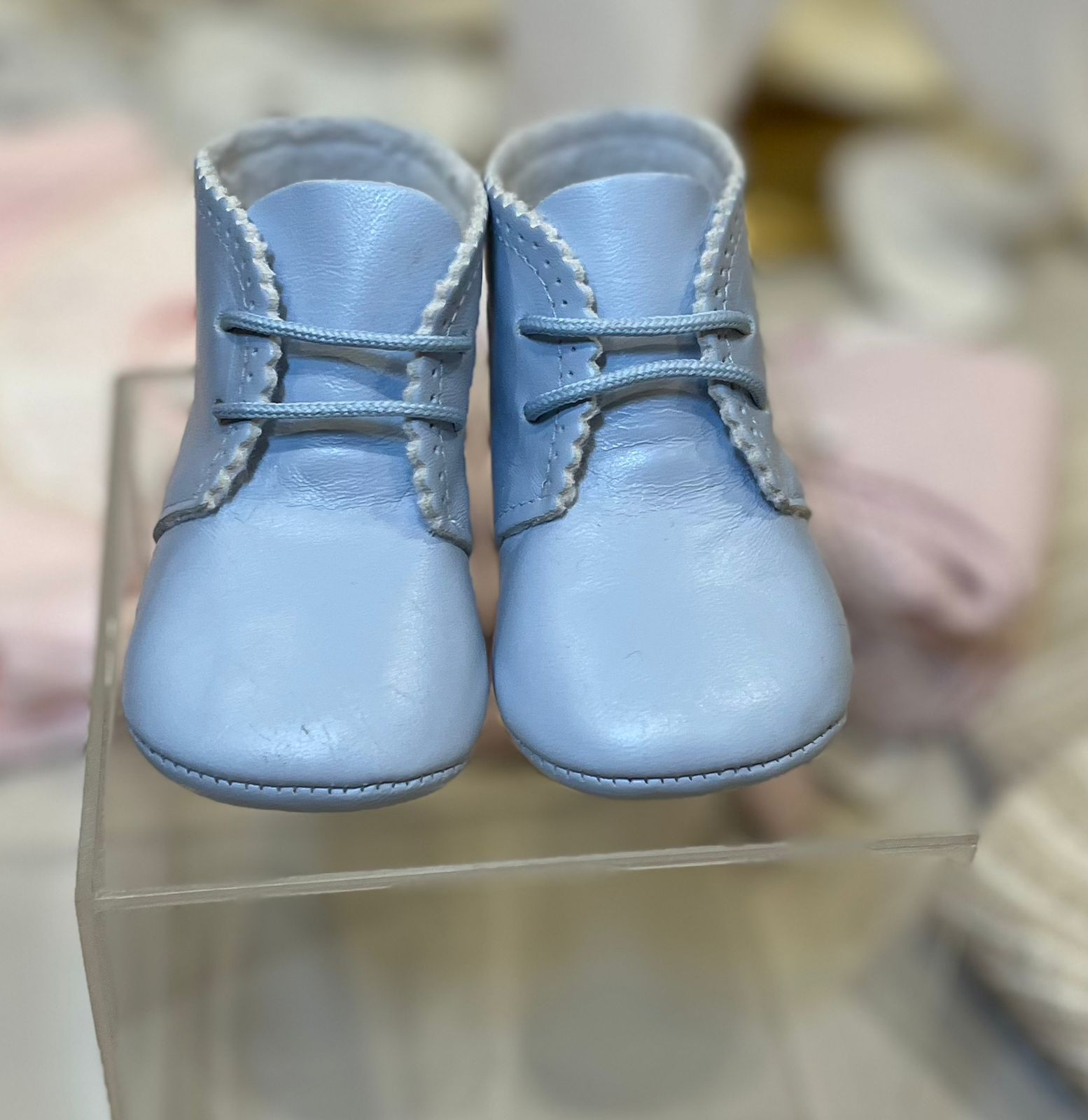 ZAPATILLO ONDITAS PIEL CELESTE