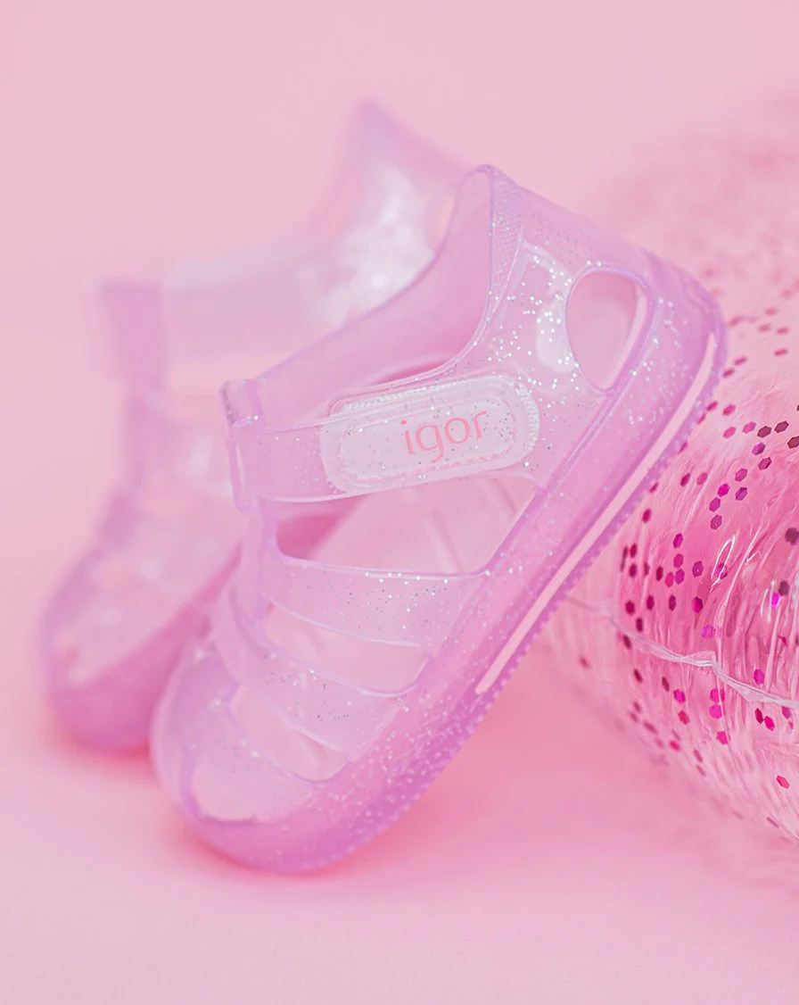 SANDALIAS STAR GLITTER ROSA