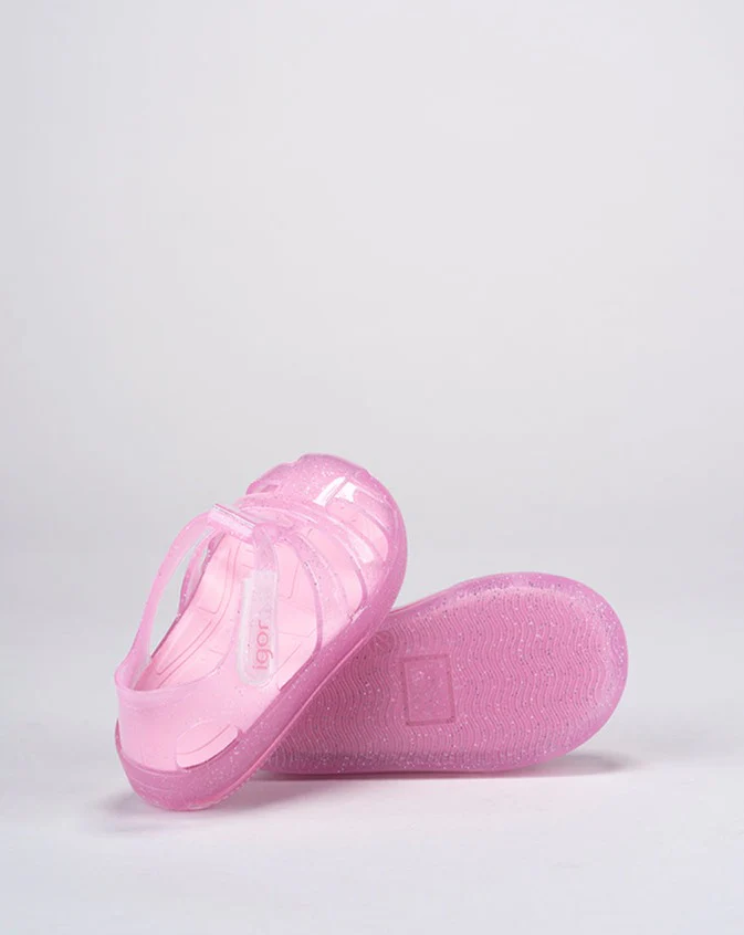 SANDALIAS STAR GLITTER ROSA