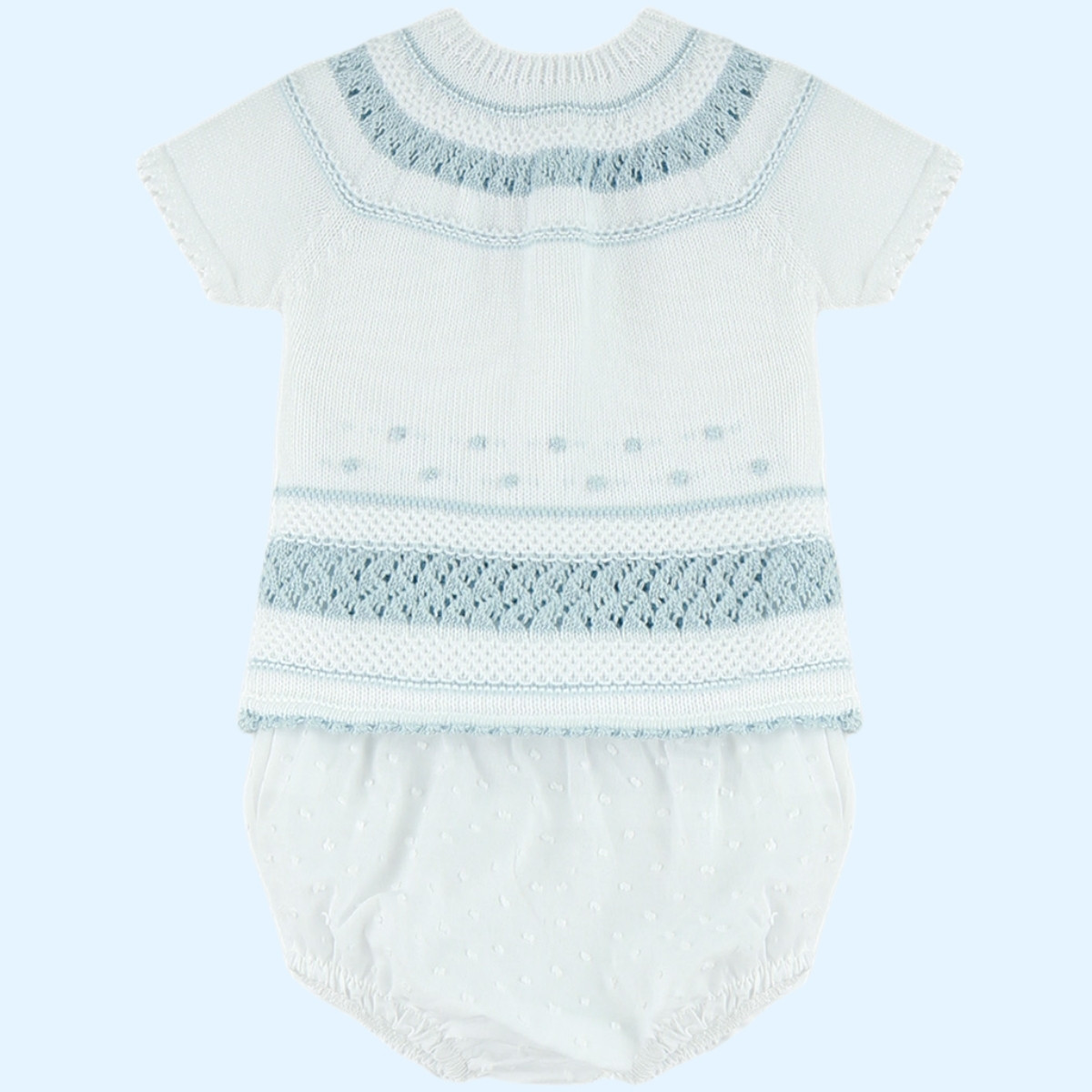 Conjunto Perle Garbanzos BLANCO Cora