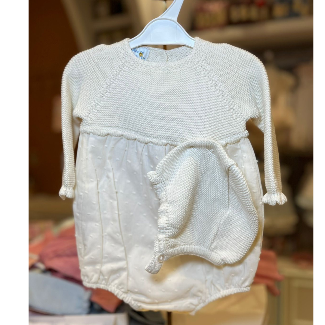 PELELE Y CAPOTA CRUDO AZALEA