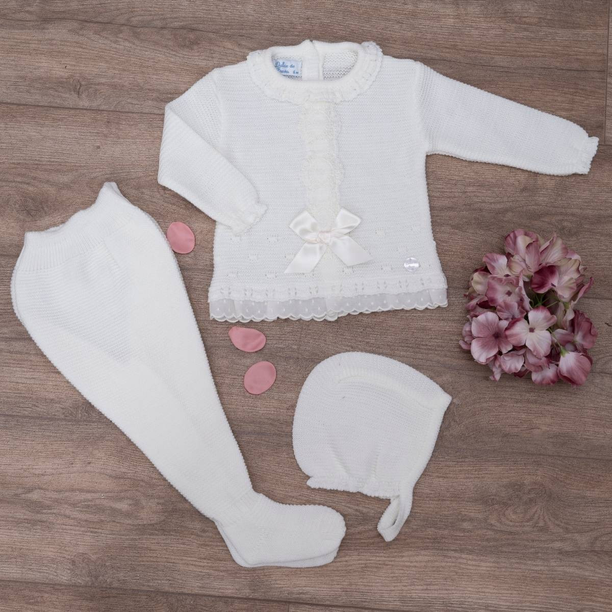 Conjunto Bebé Helen crudo