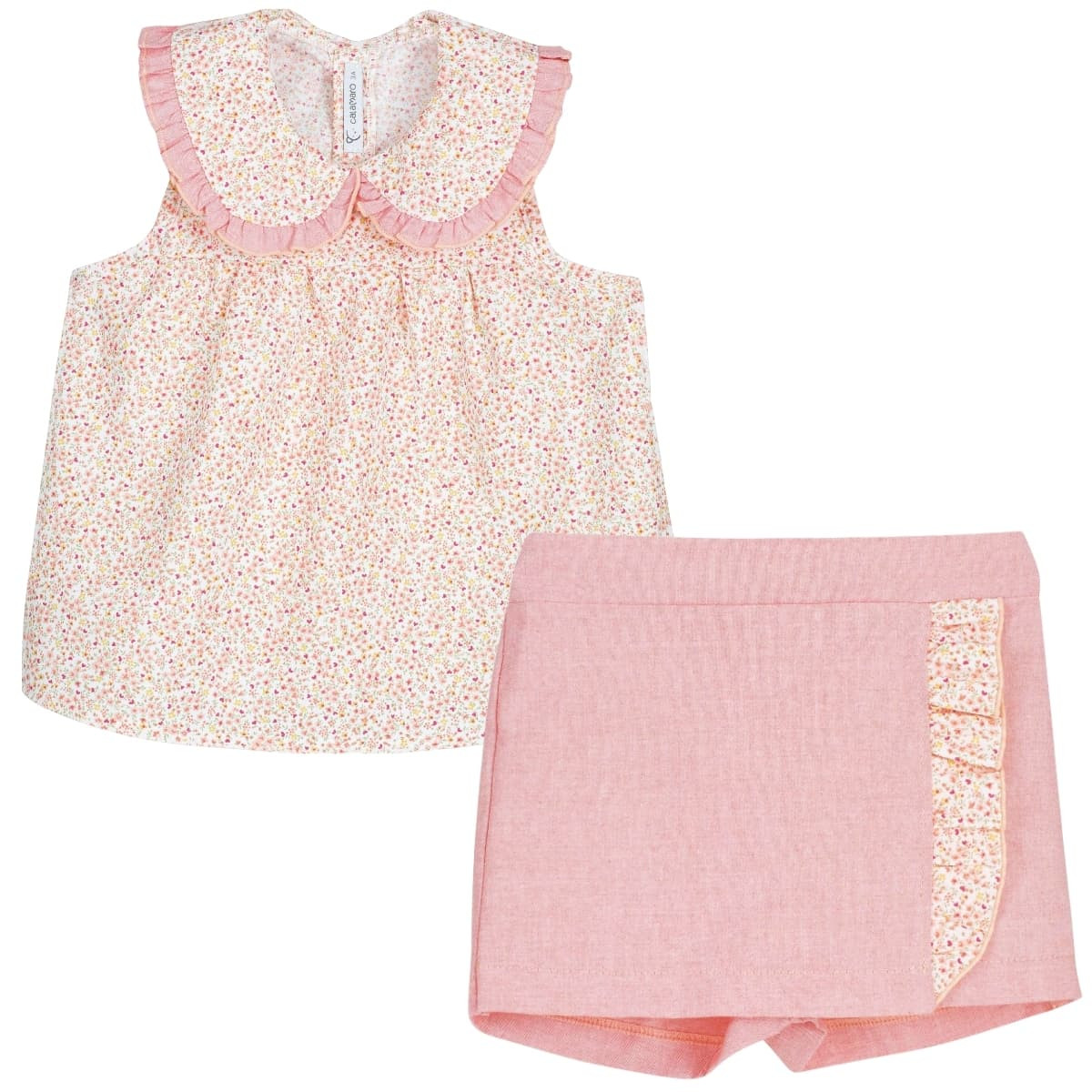 Conjunto Falda-Pantalón Kanpur Coral