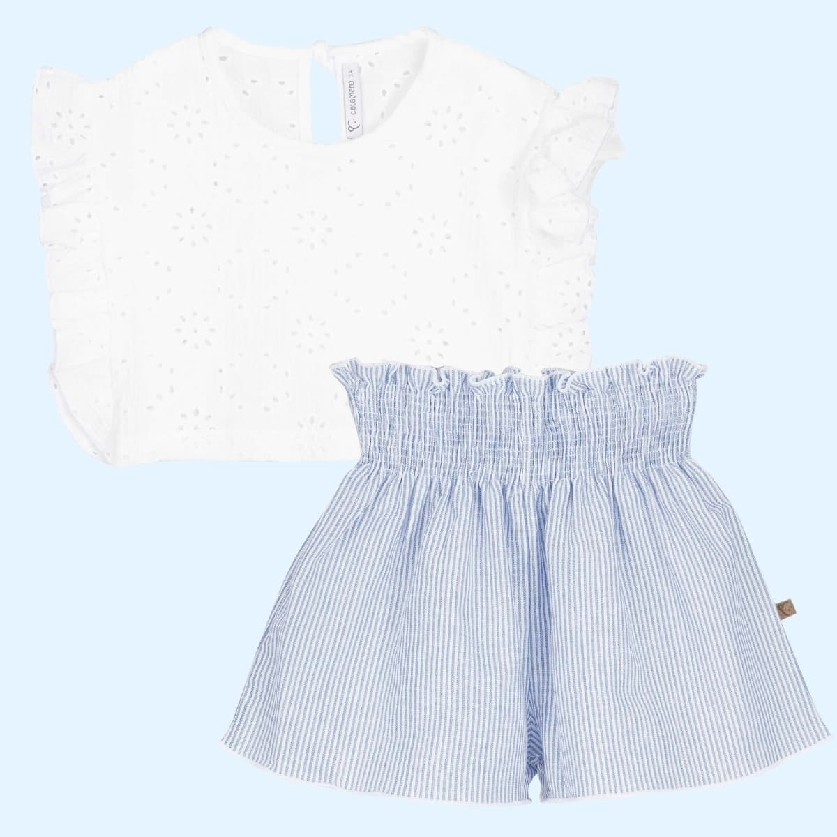 Conjunto Pantalón Niña Kerala Celeste
