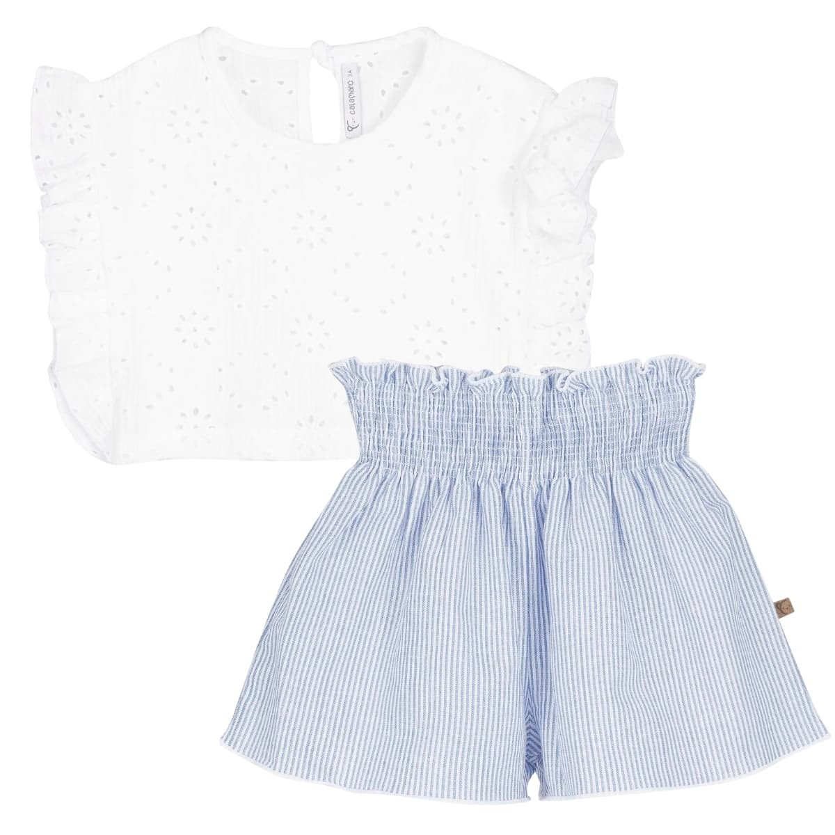 Conjunto Pantalón Niña Kerala Celeste