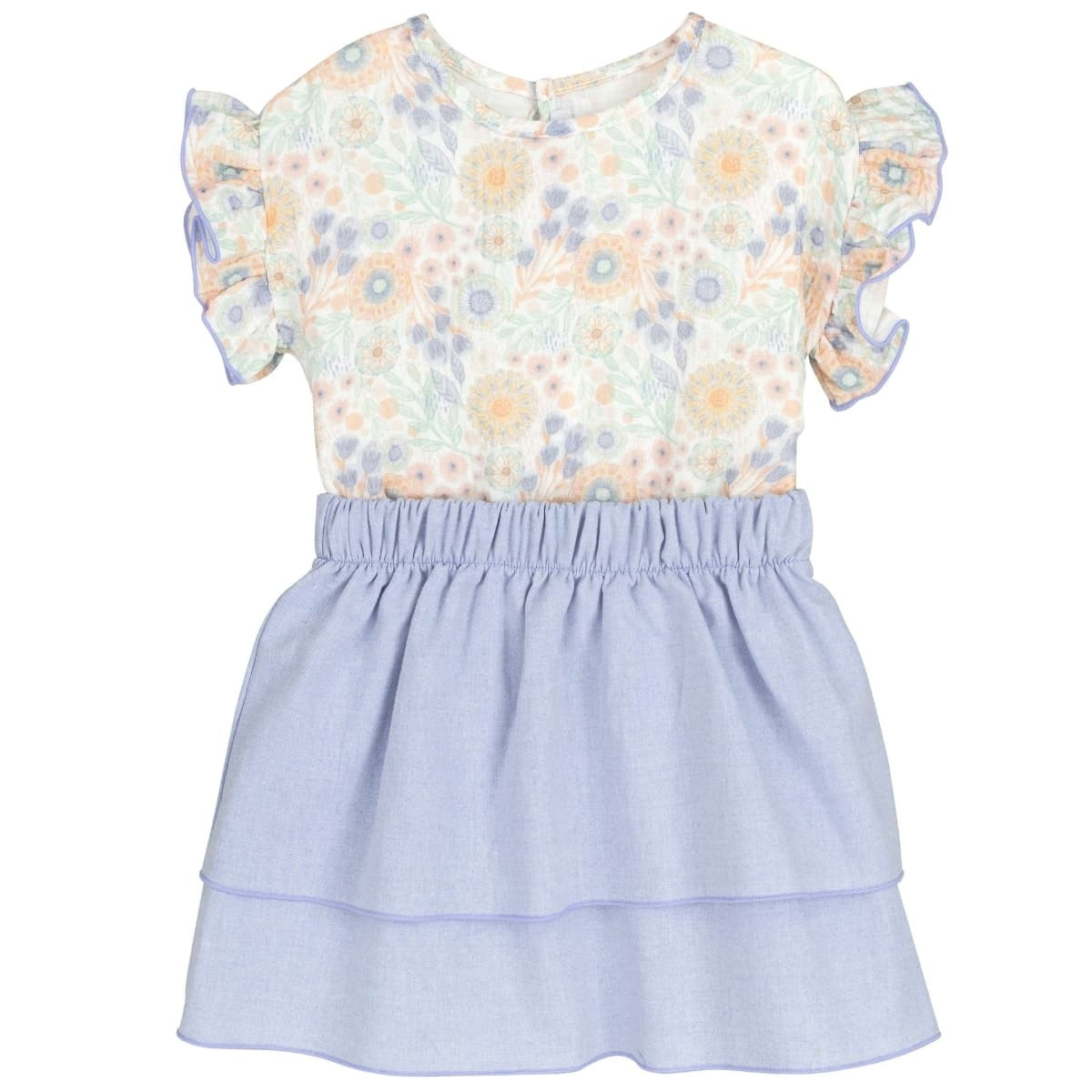 Conjunto Falda Excellentt Shimla Azul