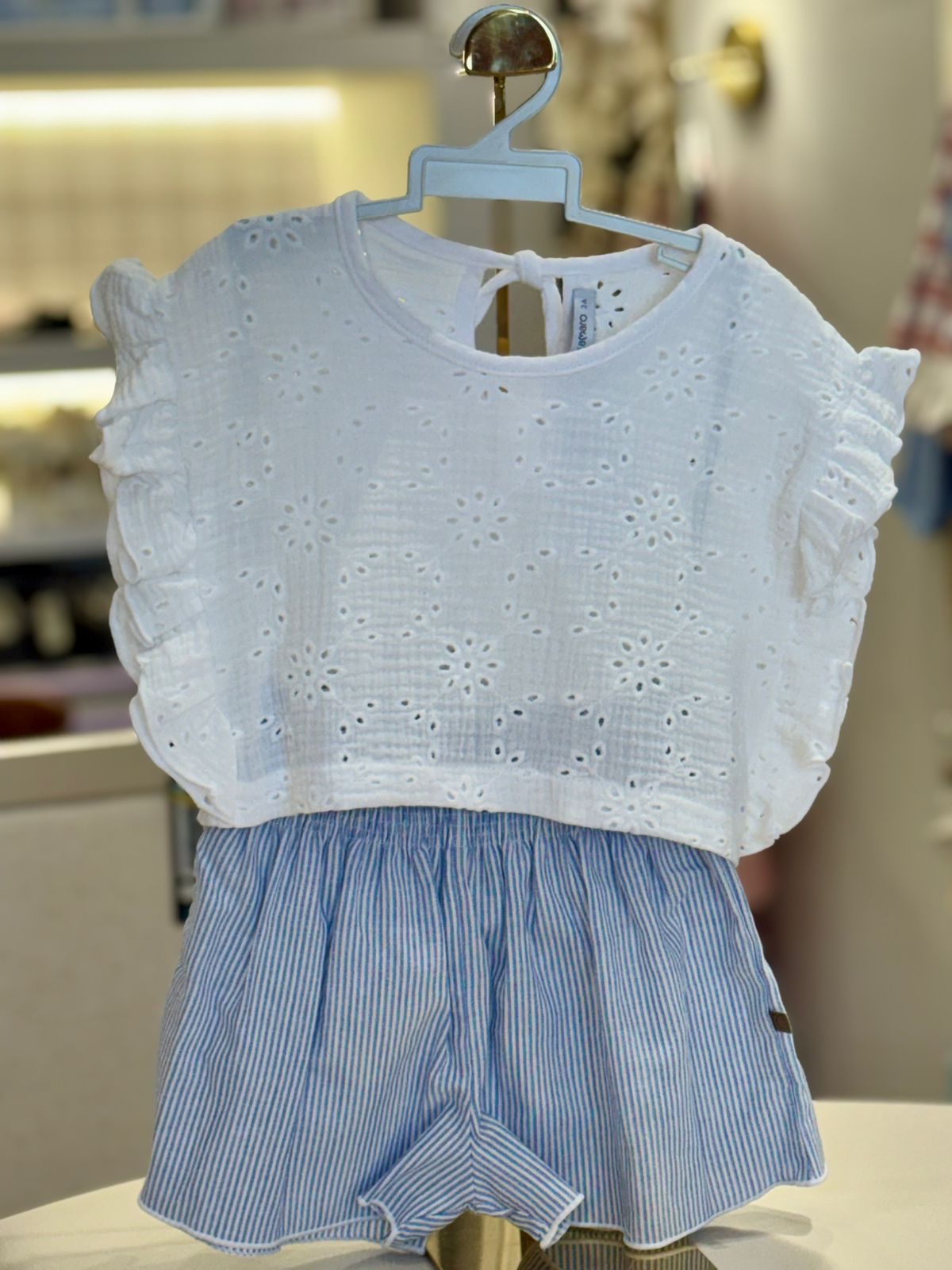 Conjunto Pantalón Niña Kerala Celeste