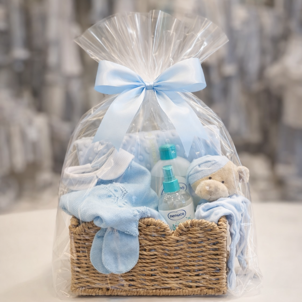 CANASTILLA DE REGALO RECIÉN NACIDO NIÑO