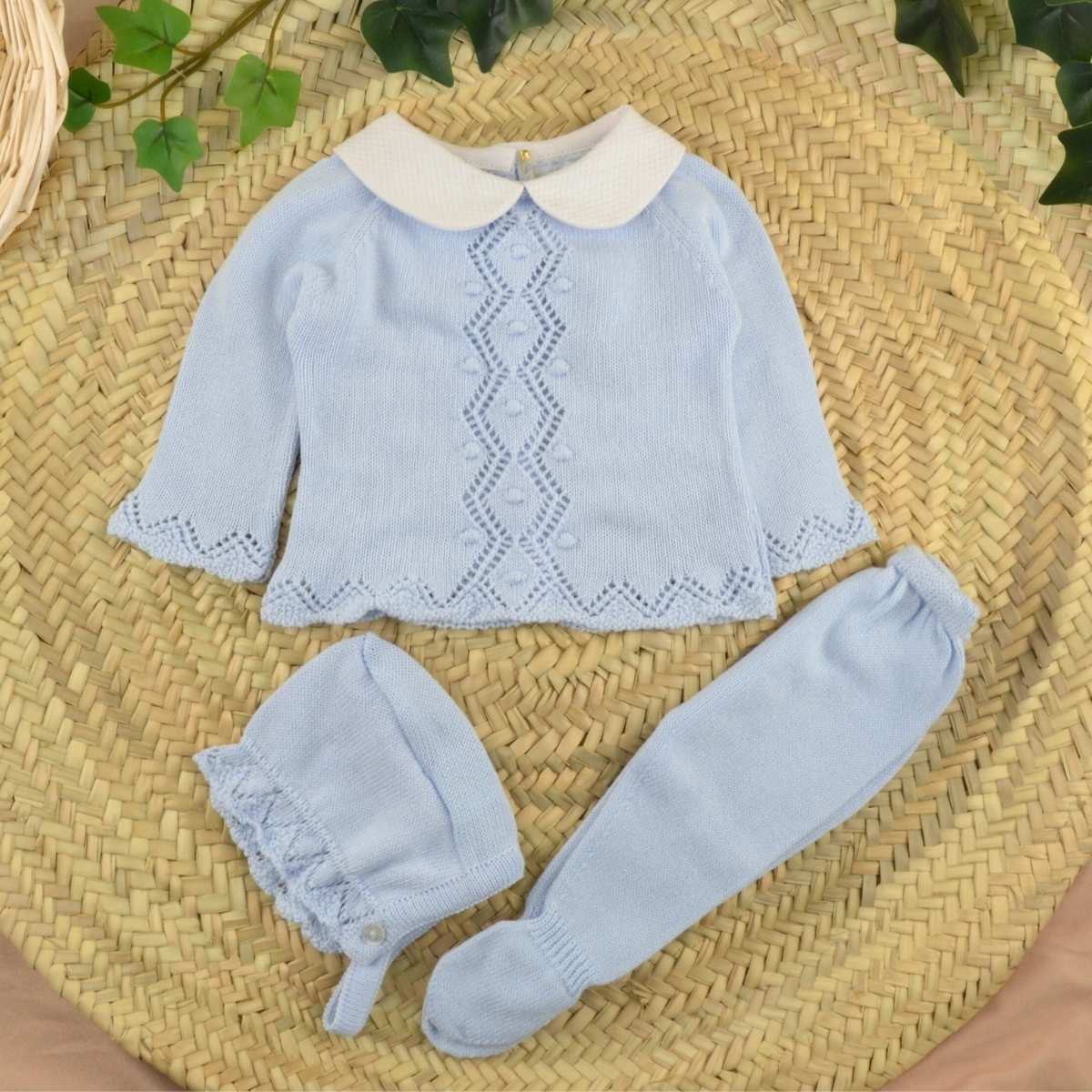 Conjunto Algodón Venus CELESTE