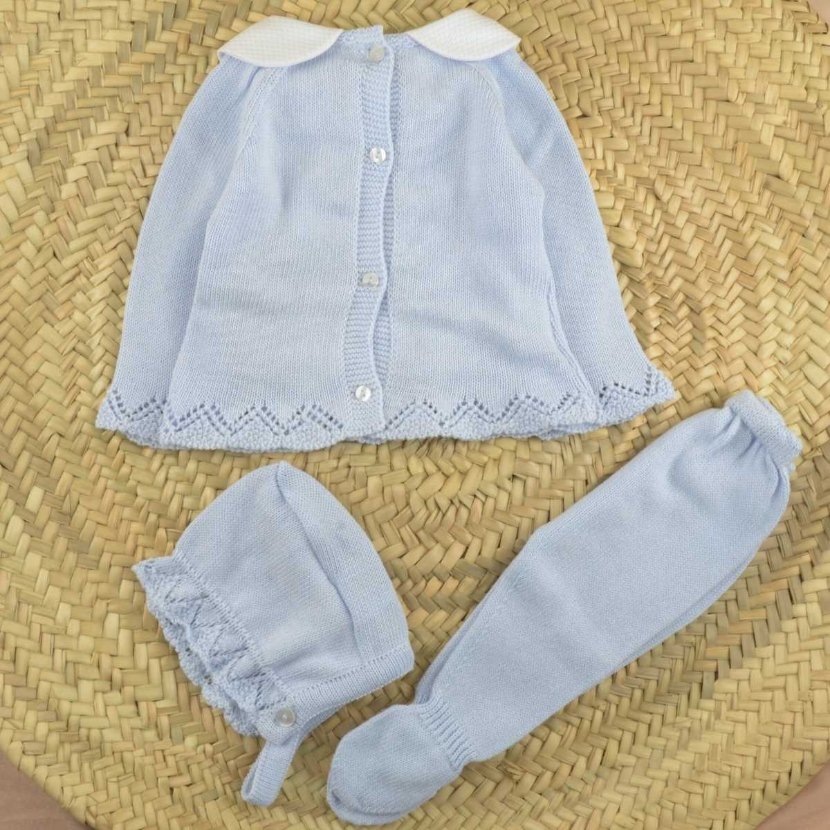 Conjunto Algodón Venus CELESTE