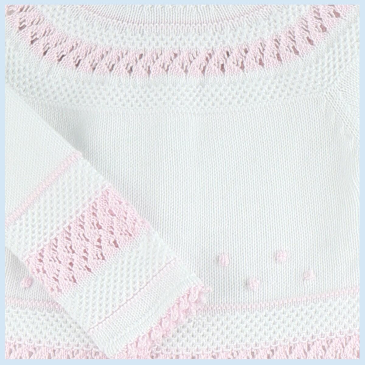 Conjunto Algodón Garbanzos Cora Celeste