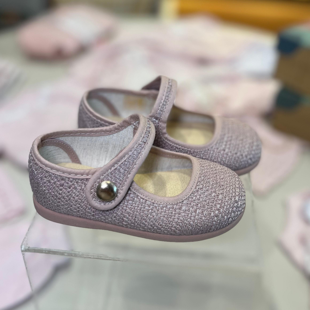 MERCEDITAS BOTON METAL ROSA