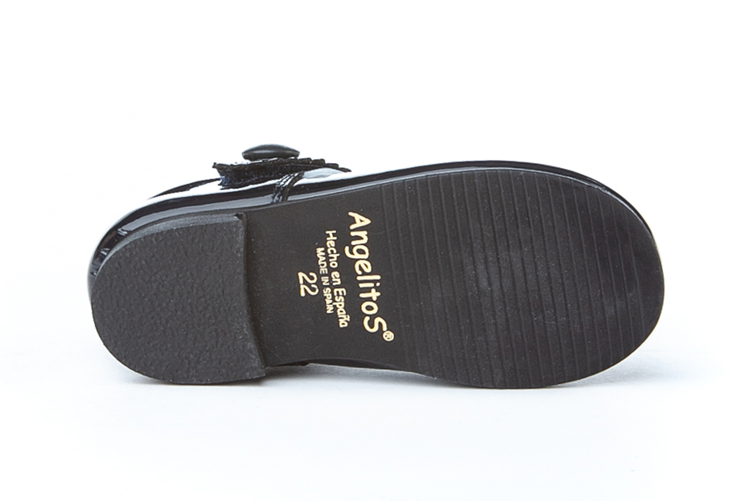 MERCEDITAS  CHAROL CON VELCRO MARINO