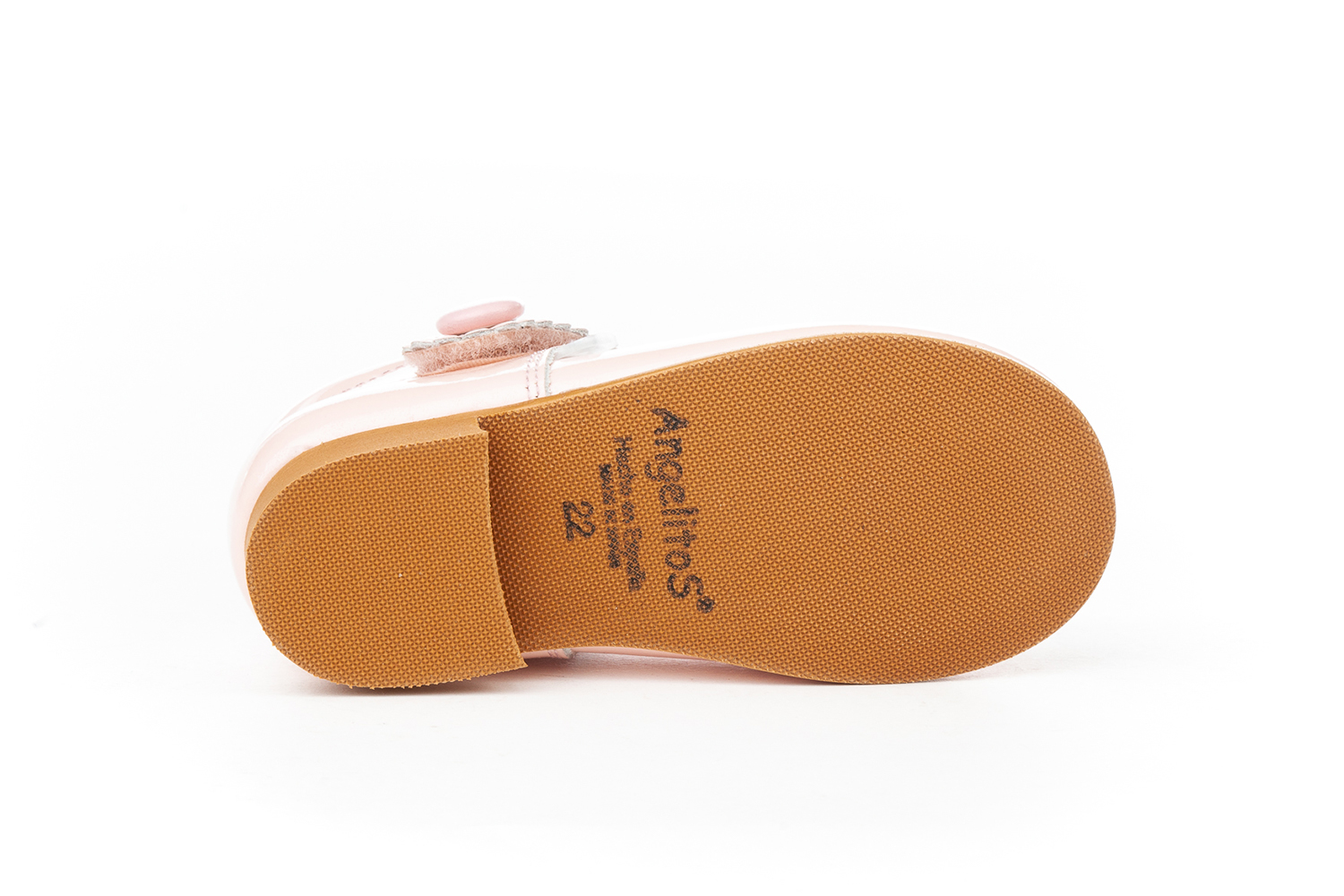 MERCEDITAS  CHAROL CON VELCRO ROSA