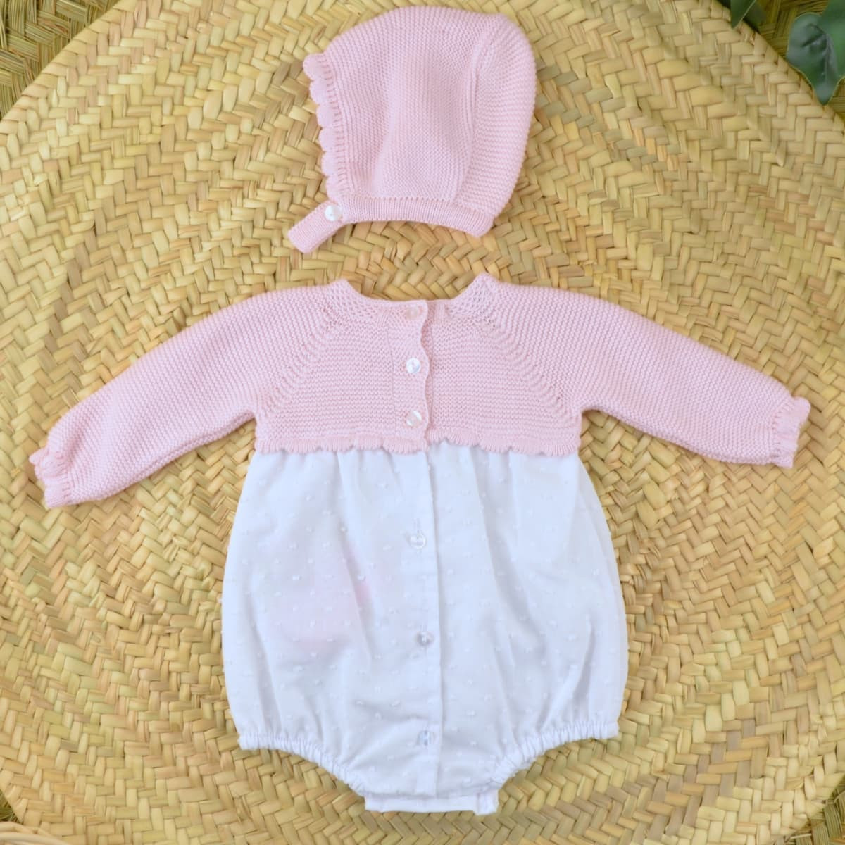 PELELE Y CAPOTA rosa AZALEA