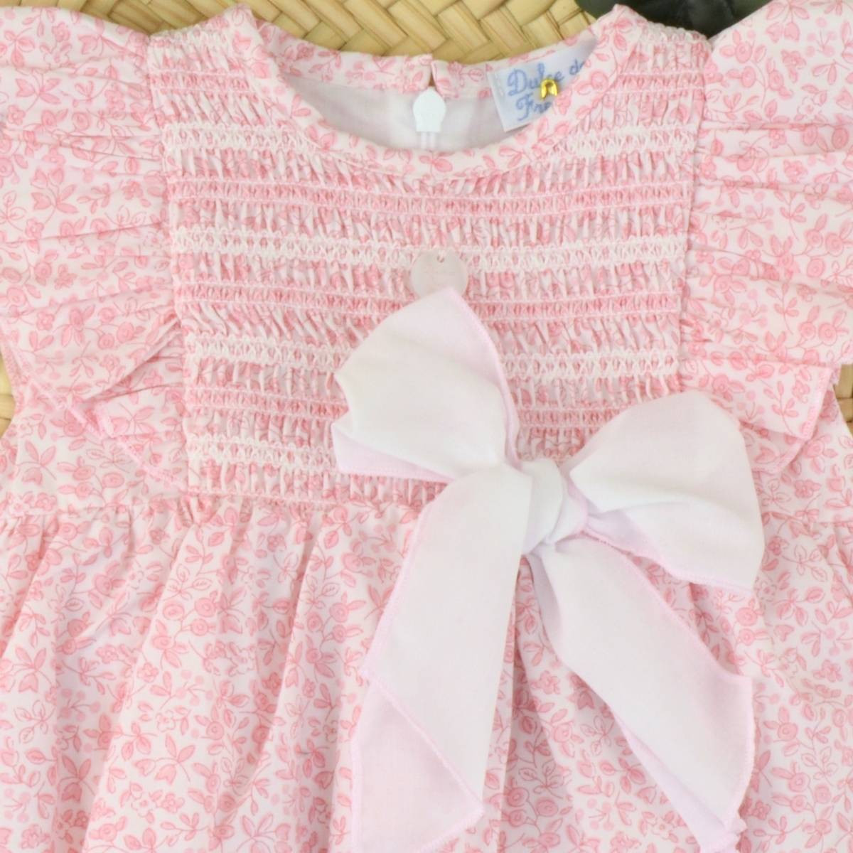 Vestido con lazo Brote de Amor ROSA