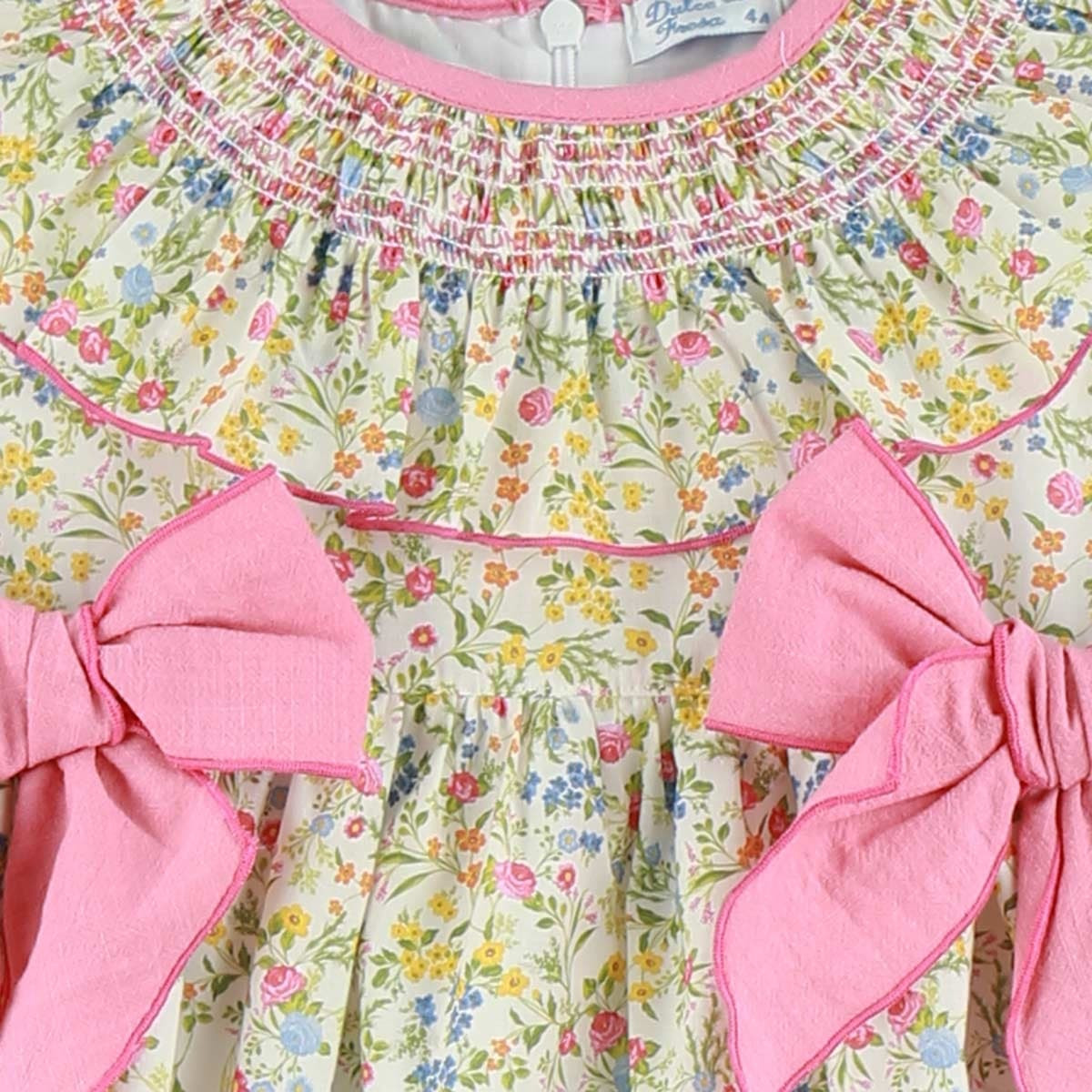 vestido Campo de Sueños rosado