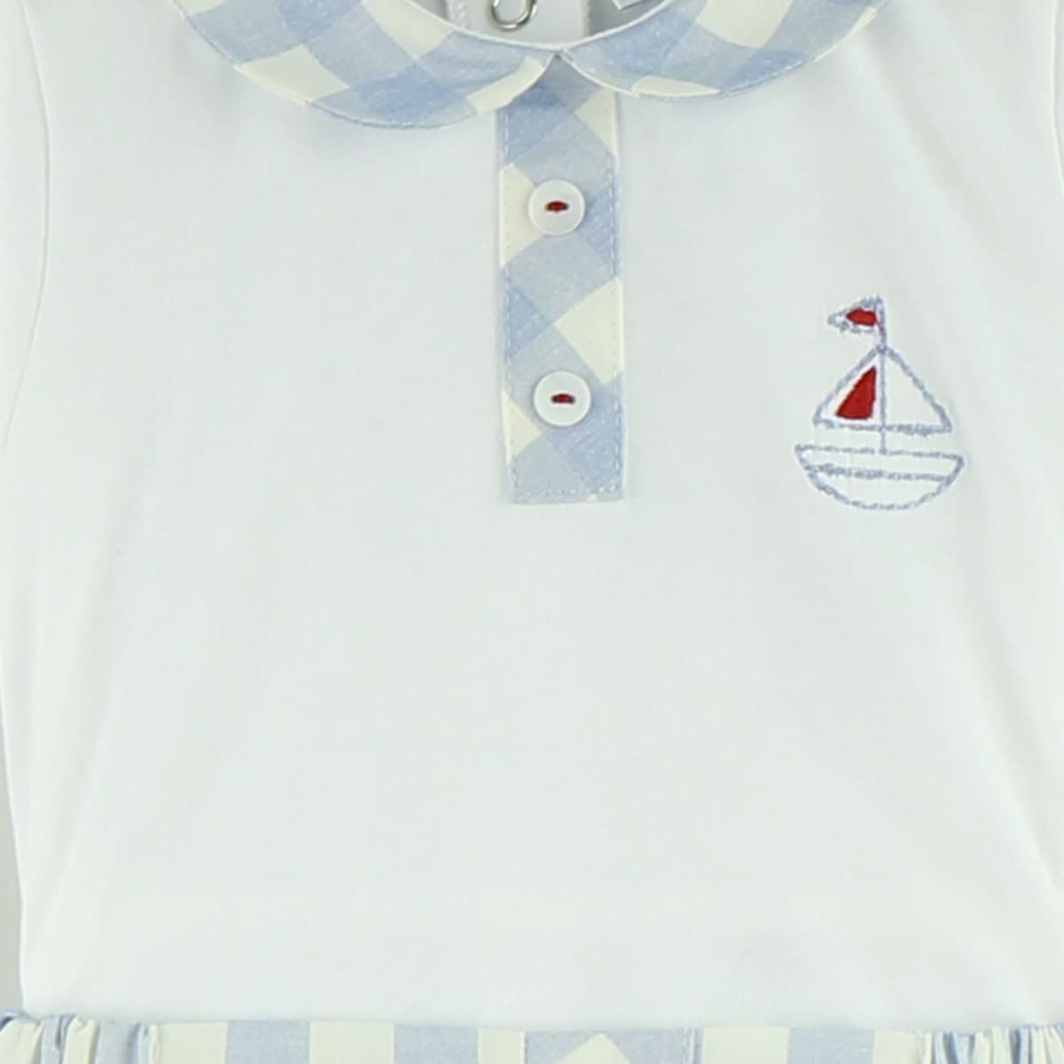 Conjunto Niño Pantalón Mar de Algodón CELESTE