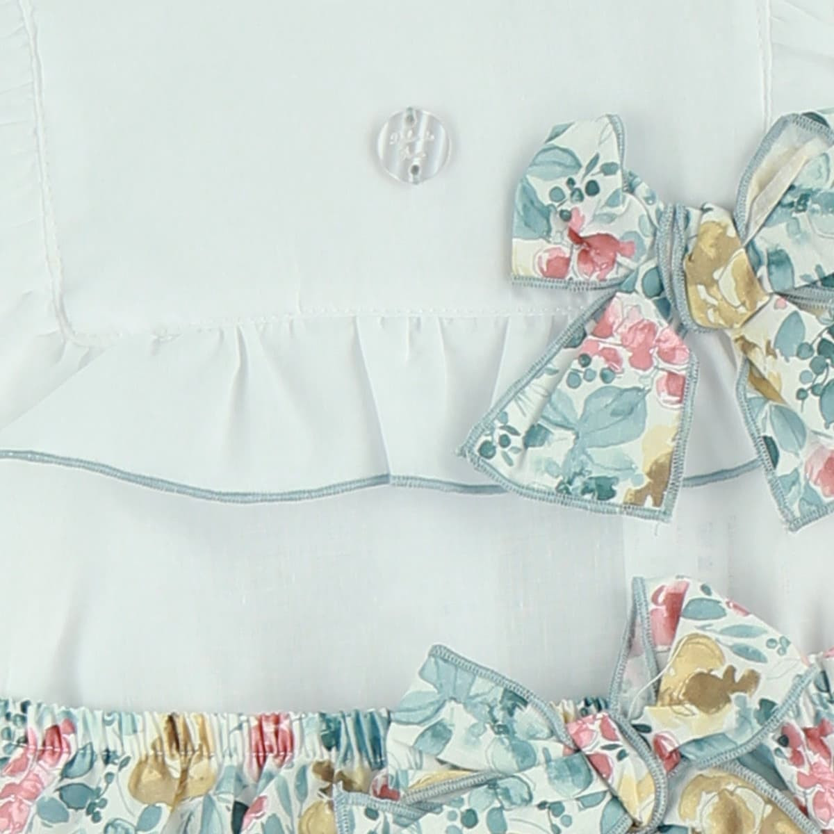 Conjunto Azul en Flor