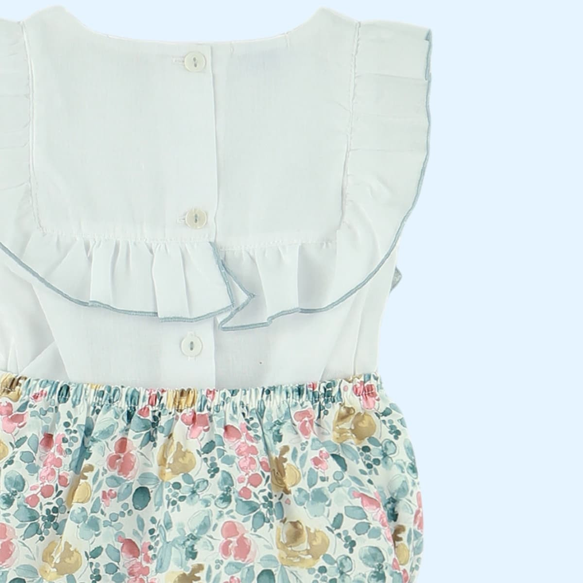 Conjunto Azul en Flor