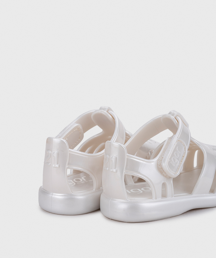 SANDALIAS TOBBY NACAR MARFIL
