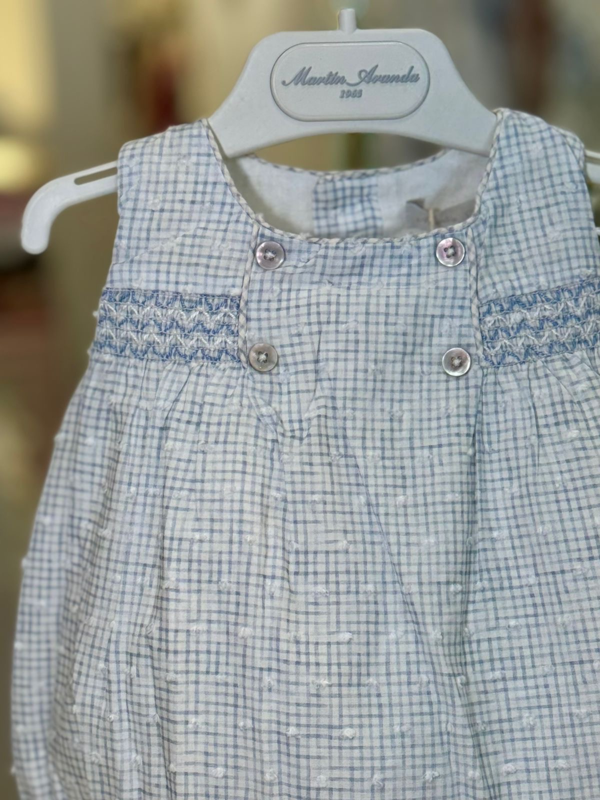 PELELE TELA PLUMETI SMOCK NIÑO WINNIPEG AZUL