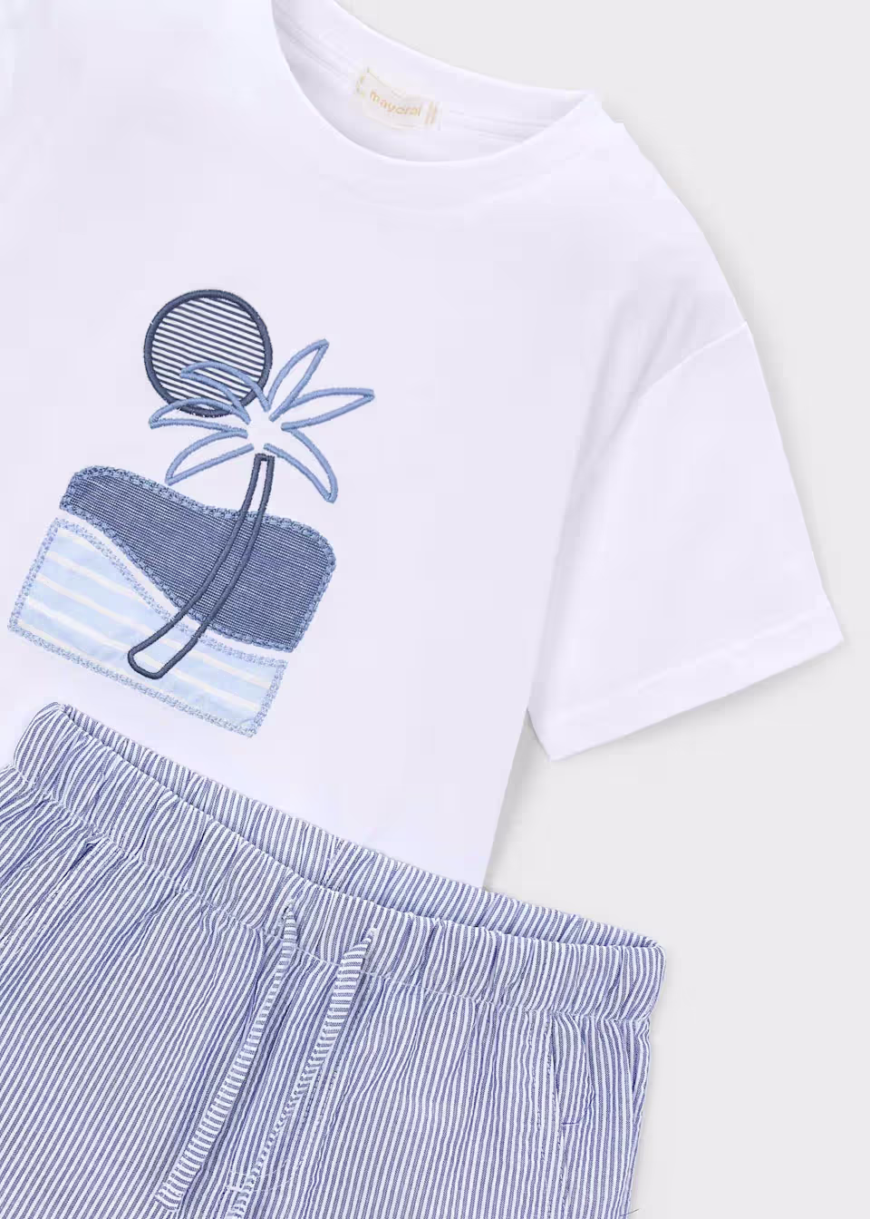 Conjunto bermuda seersucker Capri