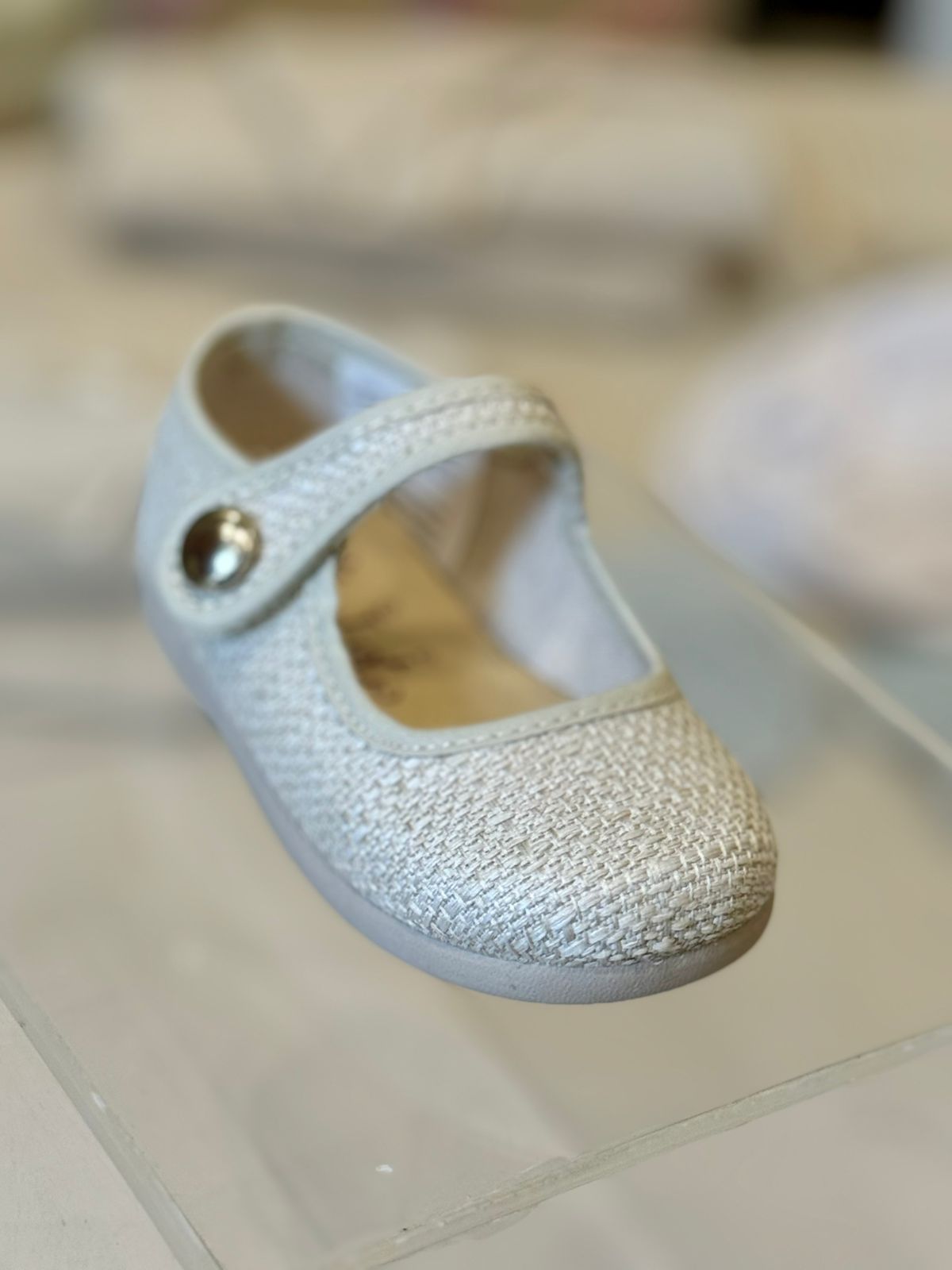 MERCEDITAS BOTON METAL BEIGE