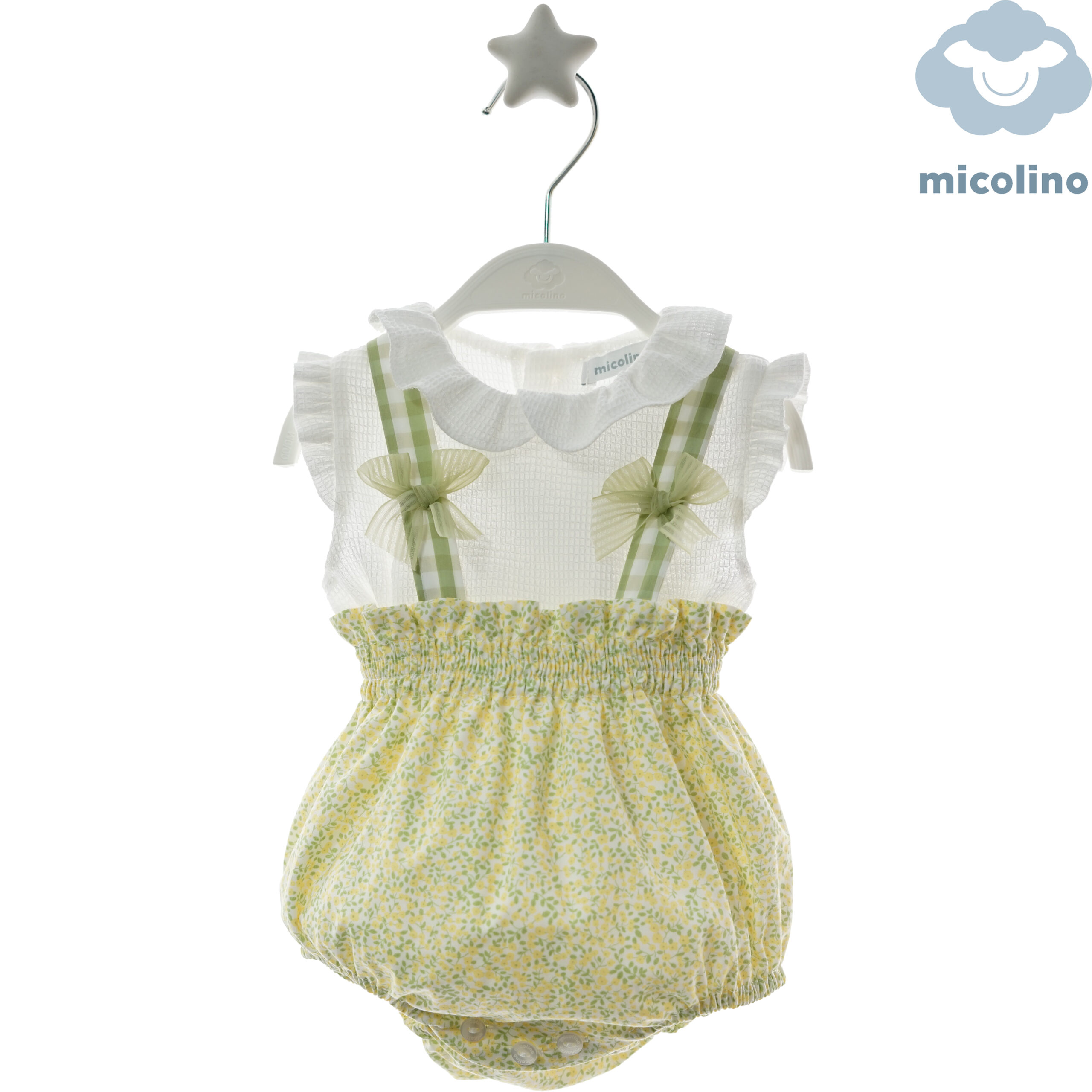 Conjunto Karenina Estampado flroes amarillas
