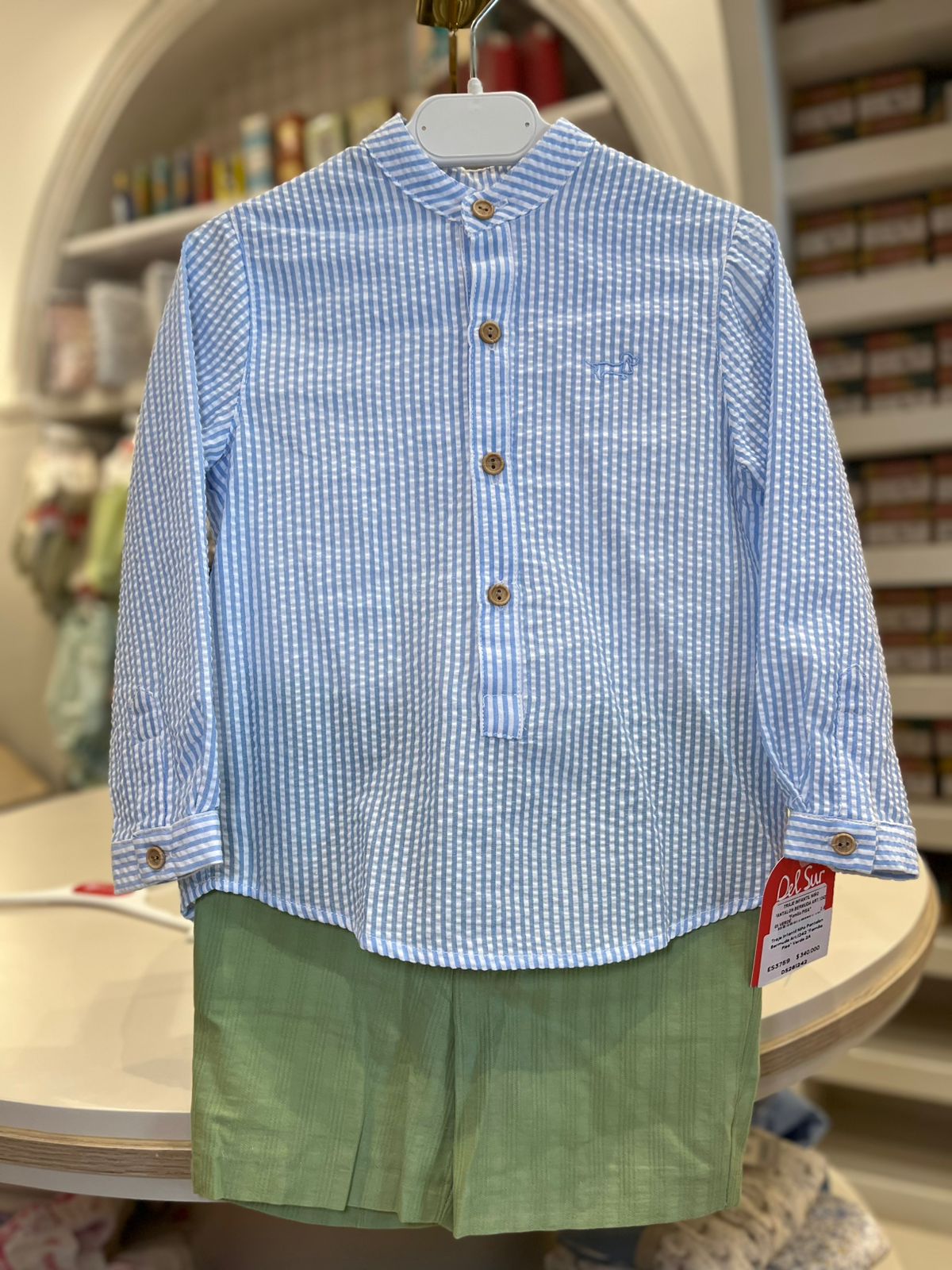 TRAJE INFANTIL NIÑO BERMUDA PISA