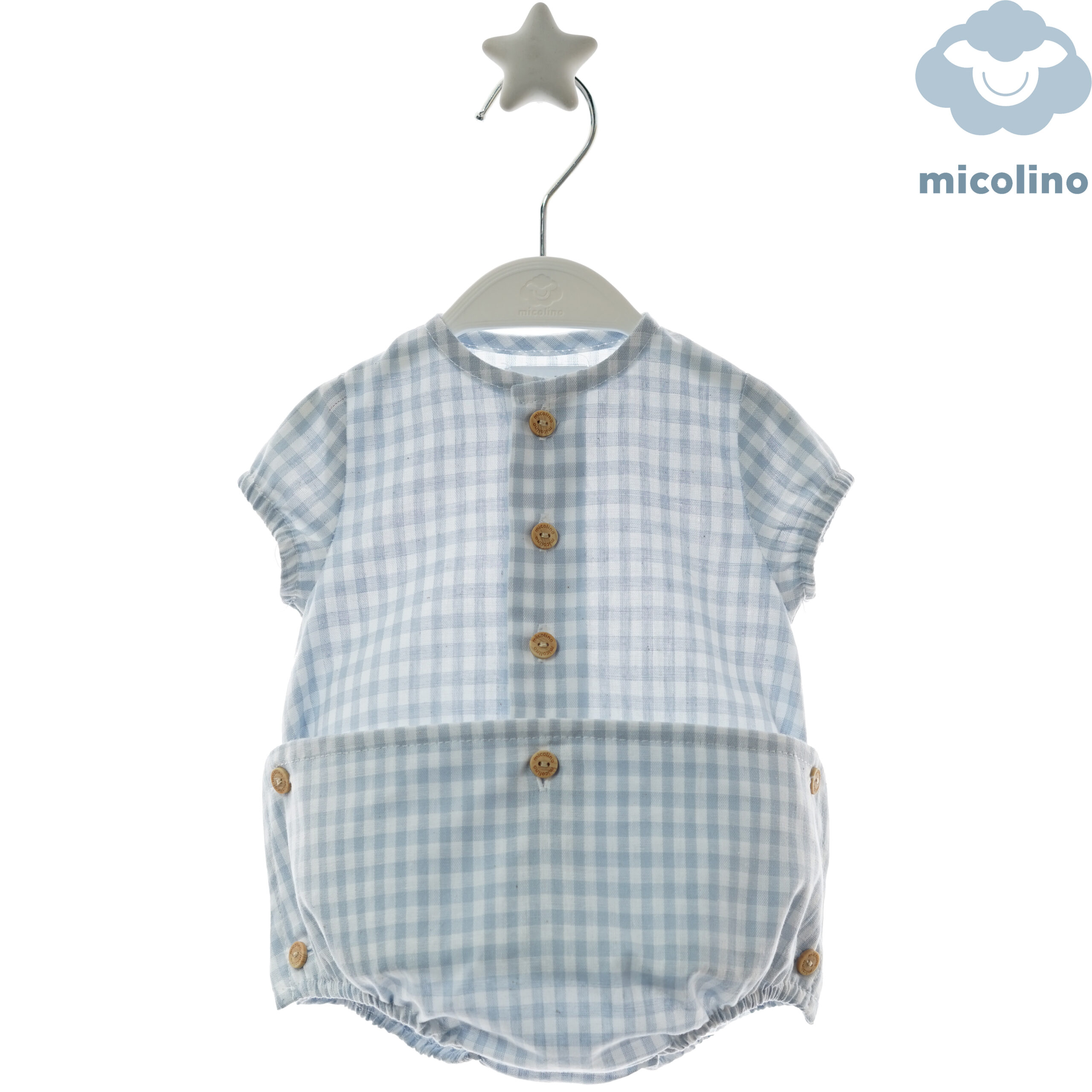 Body PELELE VICHY CELESTE