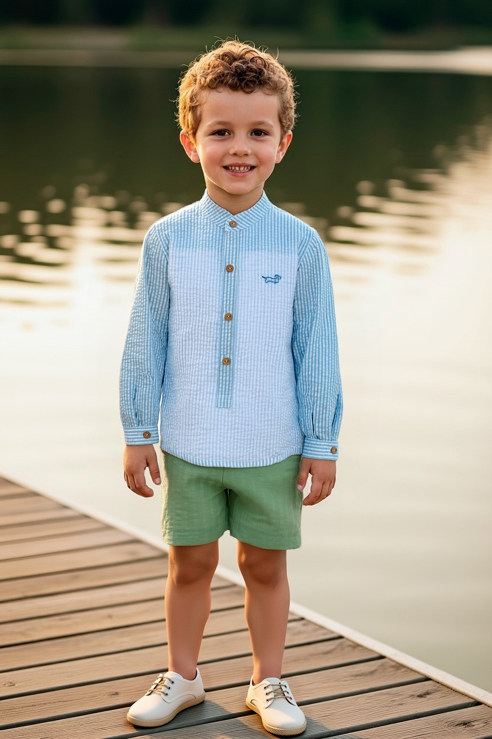 TRAJE INFANTIL NIÑO BERMUDA PISA