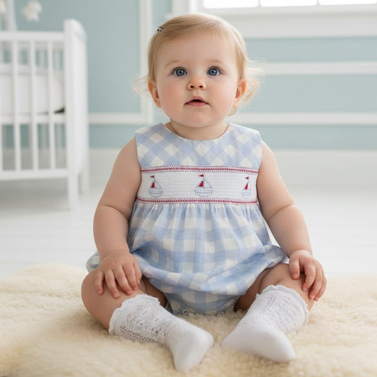 Pelele Cuadros Mar de Algodón