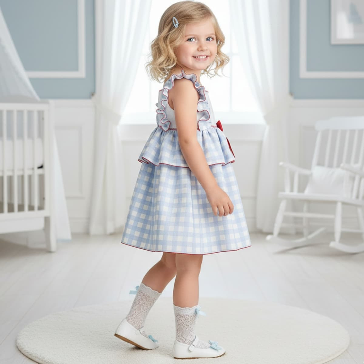 Vestido Tirantes Mar de Algodón