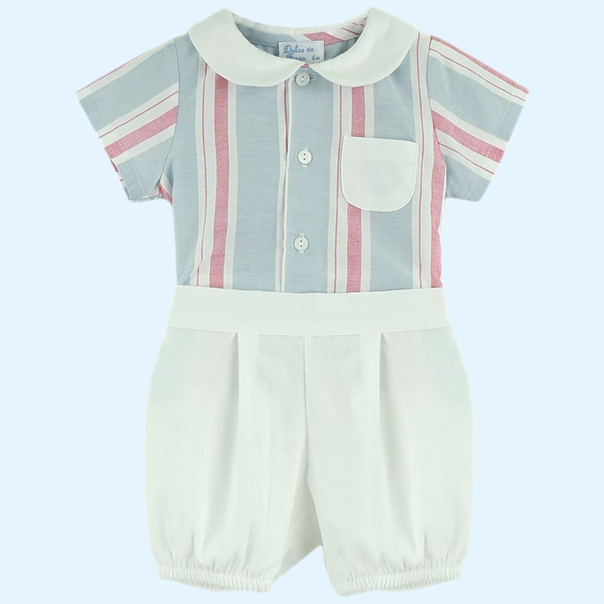 Conjunto Niño Pantalón Mar de Algodón Dulce de Fresa