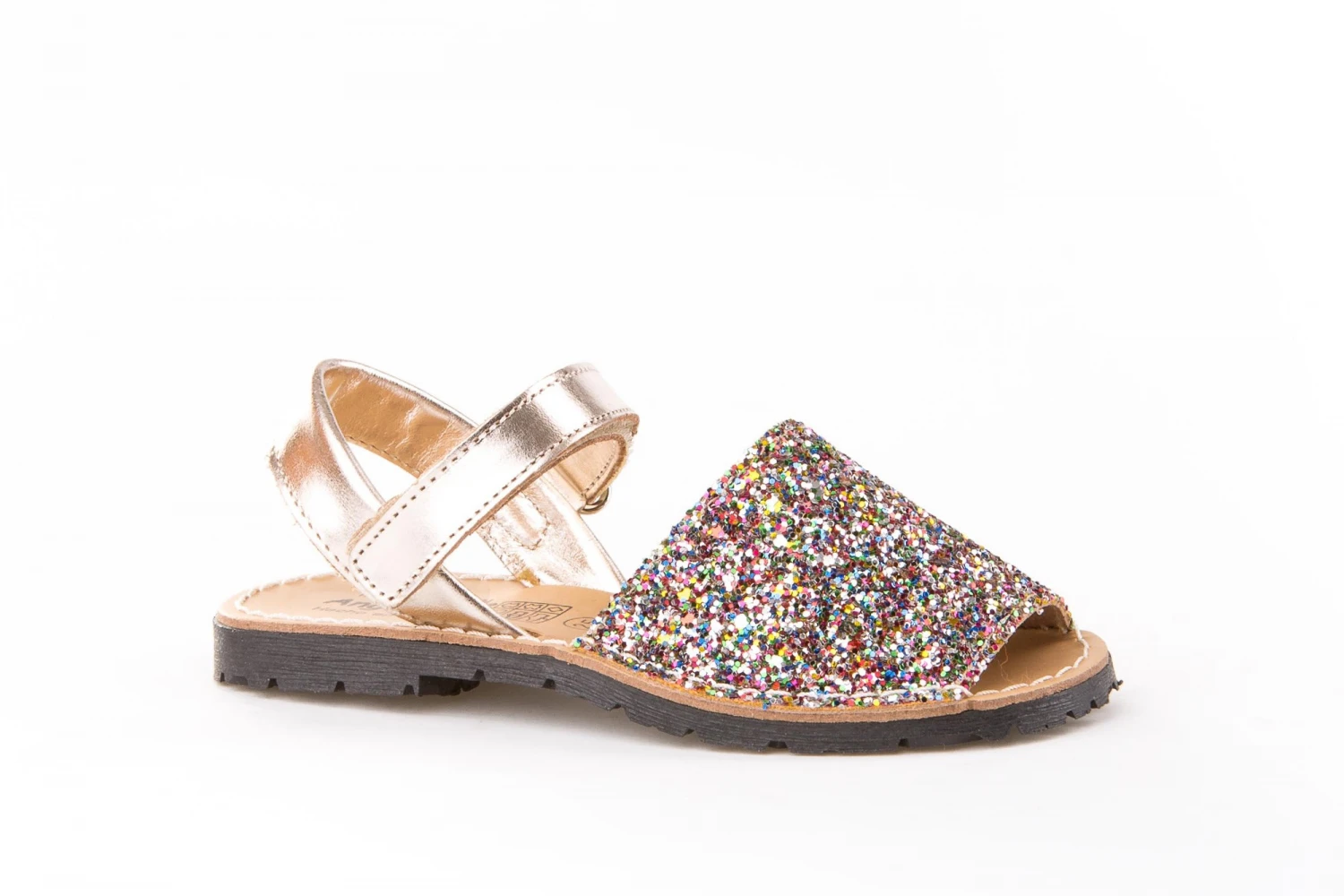 Copia de MENORQUINA VELCRO MULTICOLOR GLITTER