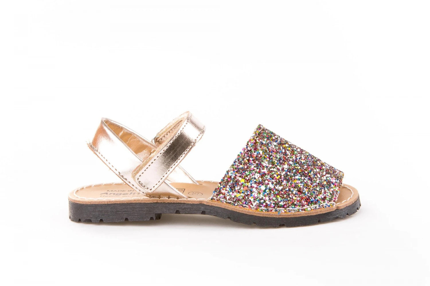 Copia de MENORQUINA VELCRO MULTICOLOR GLITTER